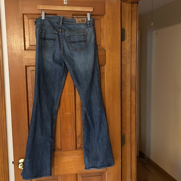 Vintage low rise flared jeans by X2 8 long - Picture 5 of 6